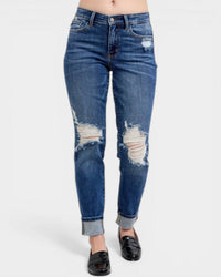 Judy Blue - Mid Rise Boyfriend Fit Jeans