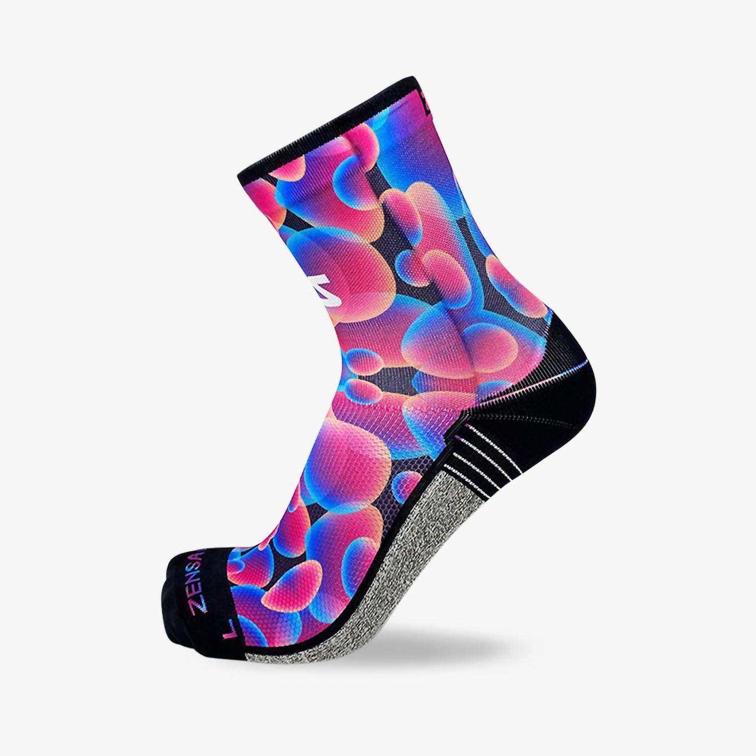 Zensah - Unisex Light Cushion Mini Crew Performance Socks