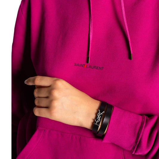 Saint Laurent - Women's Monogram Leather Bracelet