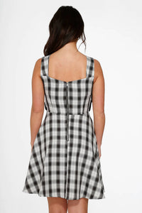 Orchid Bloom - Mini Cotton Swing Dress