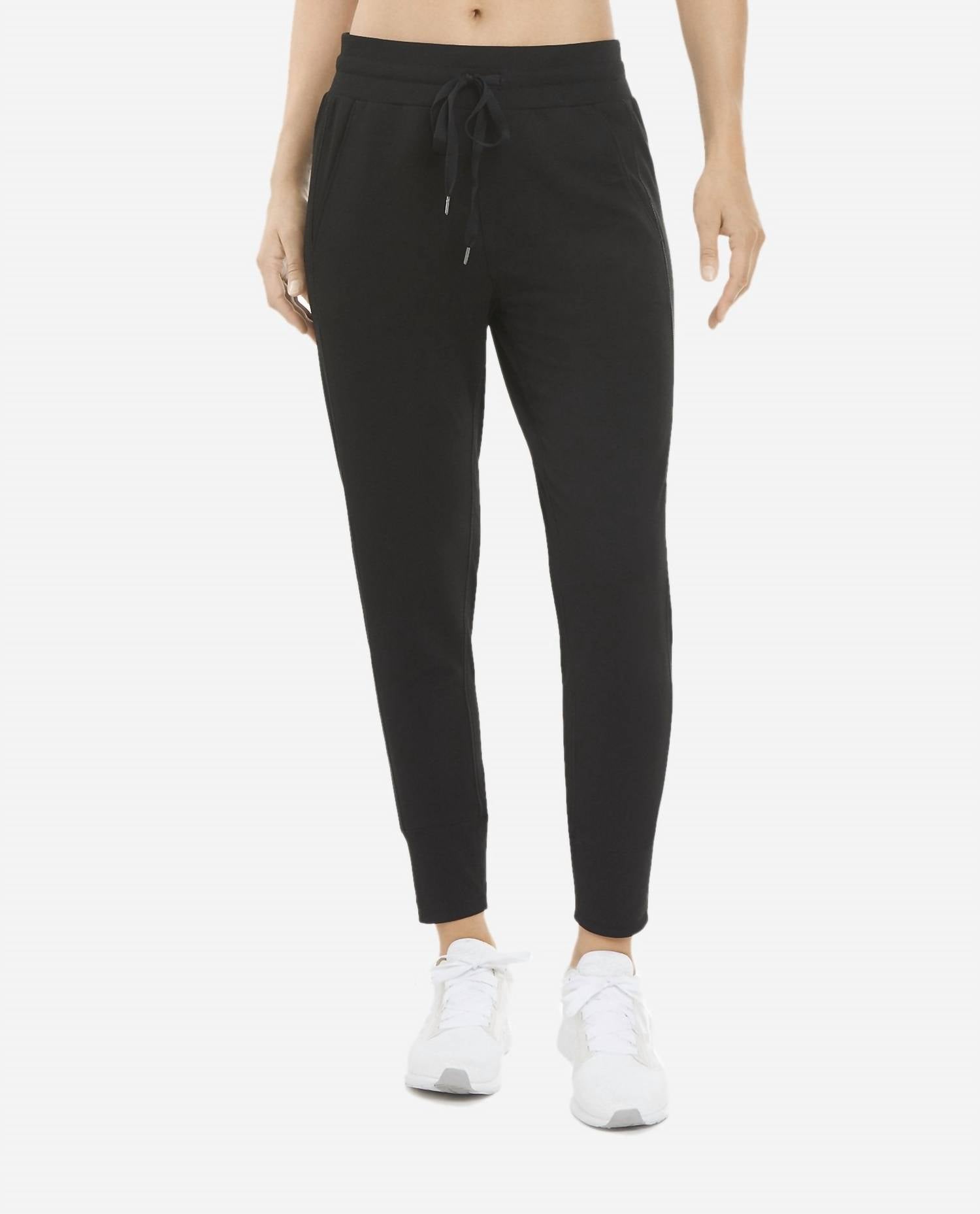 Danskin Sustainable Soft Touch Jogger in black salt - women's pants