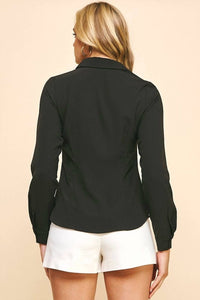Pinch - Pintuck Blouse