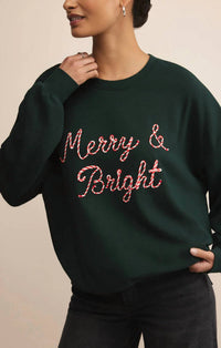 Z Supply - Candy Cane Merry and Bright Sunday Sweatshirt