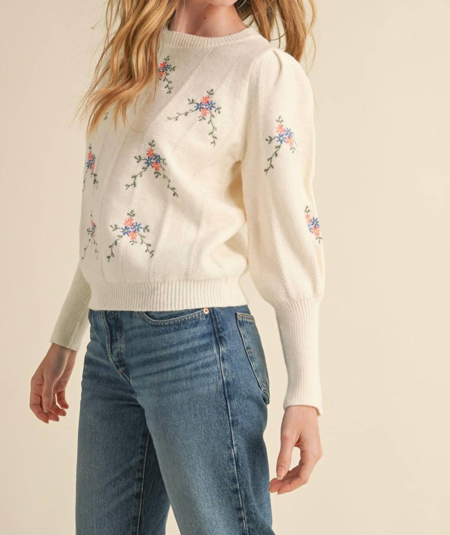 &Merci - Blooming Cozy Sweater