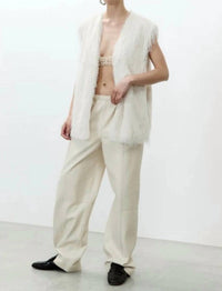 Alysi - Fringe V Neck Vest