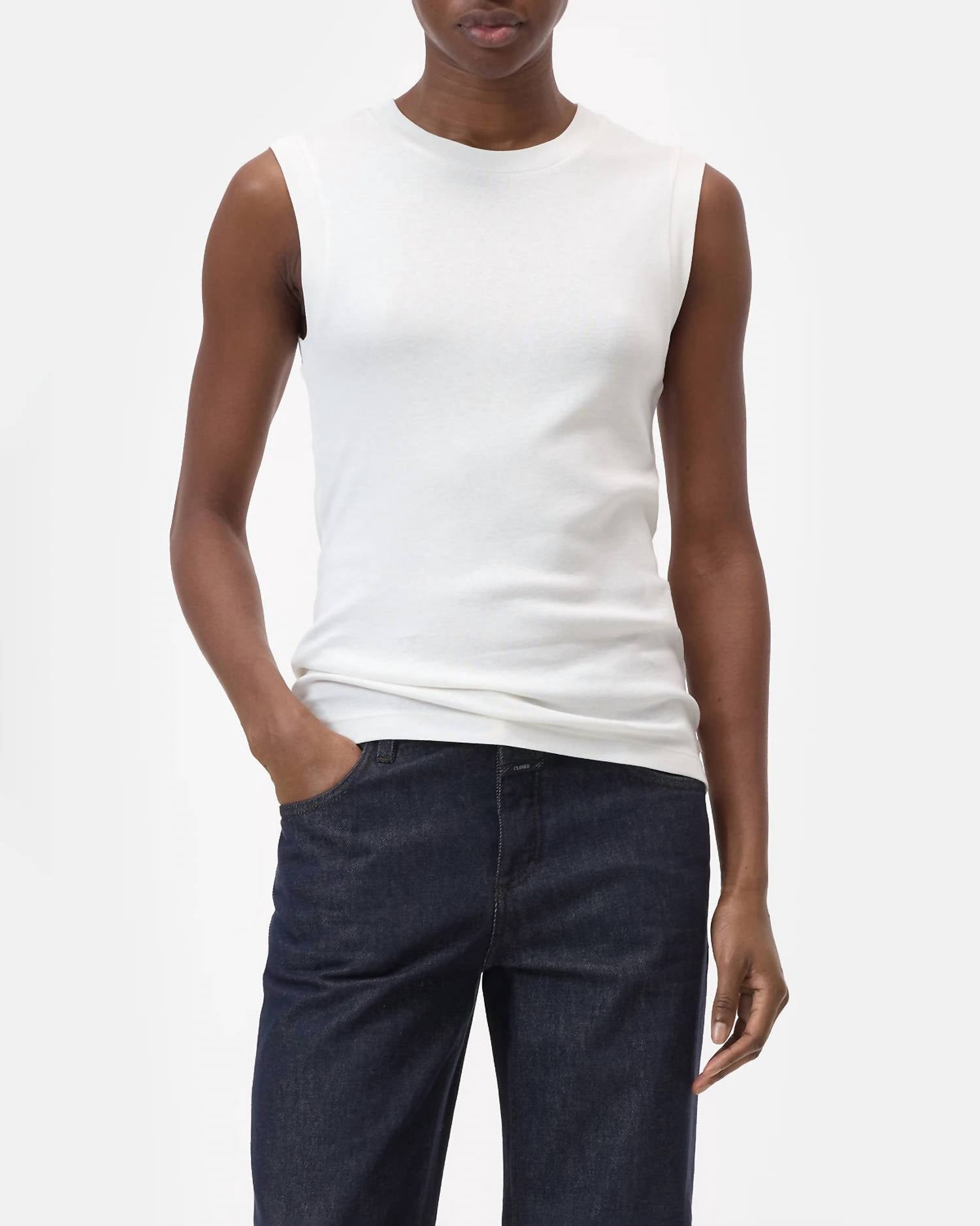 Closed - Crewneck Cotton Tank Top