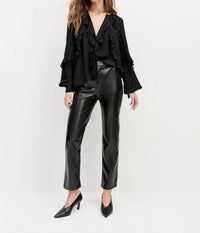 Favorite Daughter Carla Trouser in raven - women's pants