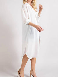 Ee:Some - Button Down Long Jacket