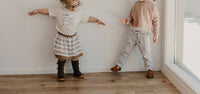 Tate & Adele - Kids Paper Bag Waist Pant With Tie