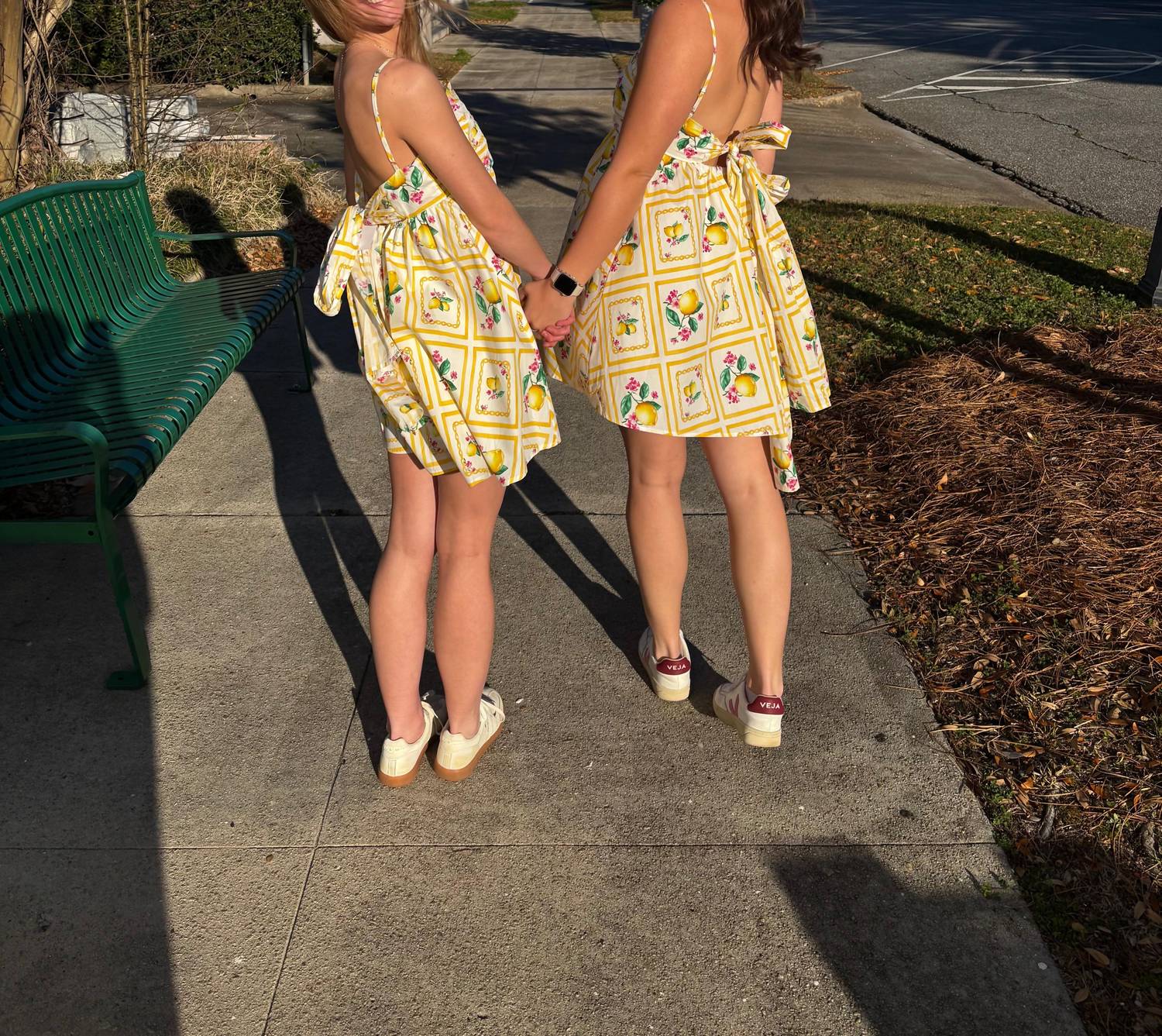 Meet Me In Santorini - Citrus Short Dress