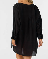 O'NEILL Belizin Cover Up in black - women's swimwear - alternate view