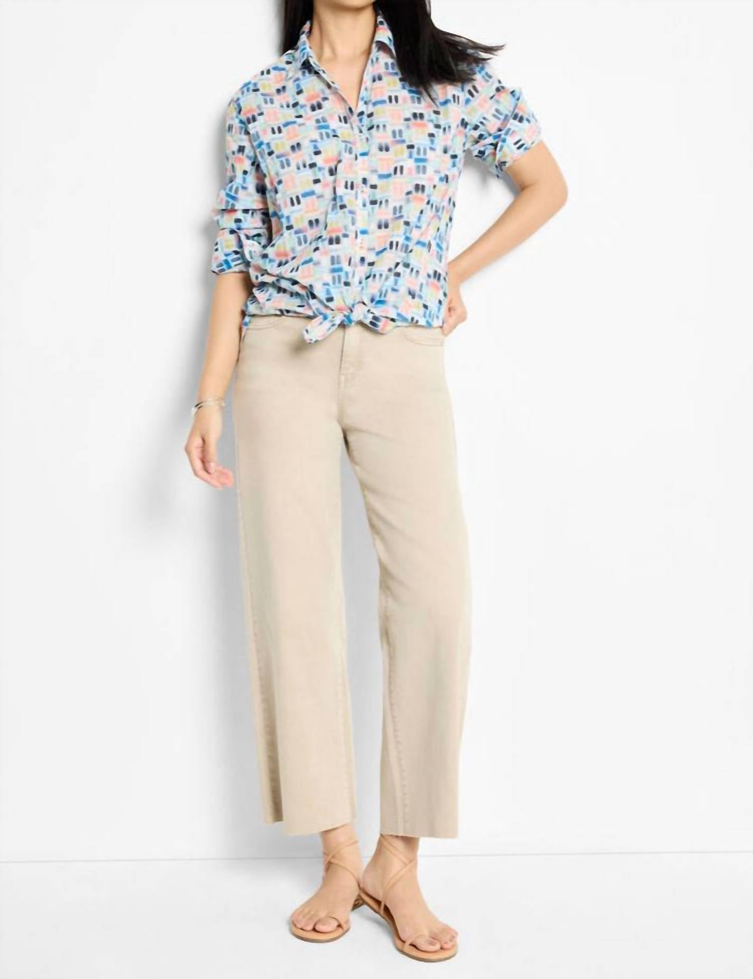 Nic + Zoe - Portofino Cotton Boyfriend Shirt