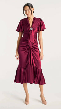 Cinq A Sept - Brooch Peeta Midi Dress