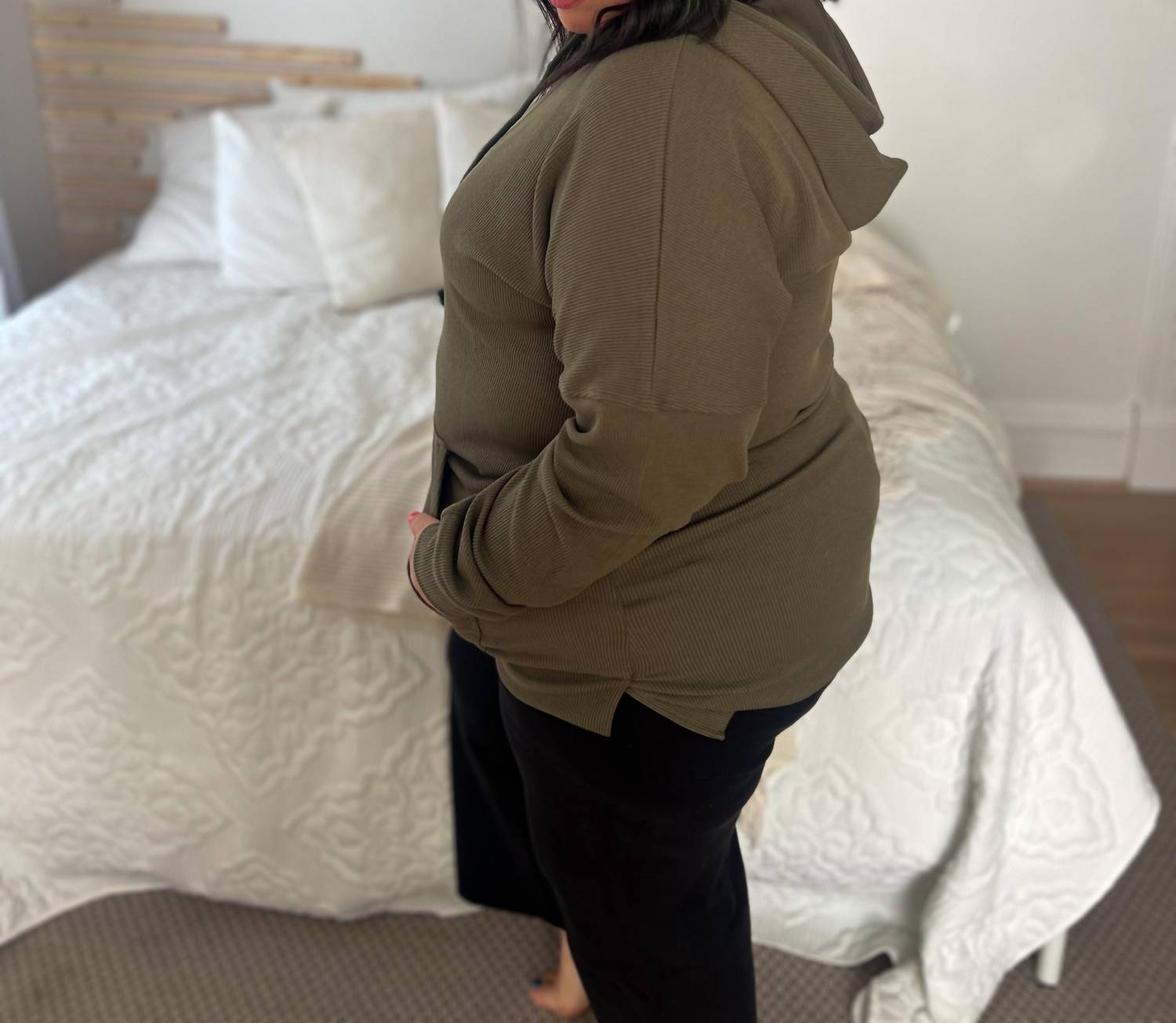 Michelle Mae - Kacey Ribbed Hoodie