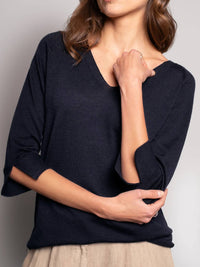 Celtic & Co. - Fine Knit Merino V-Neck Sweater