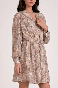 Elan - Long Sleeve Mini Dress