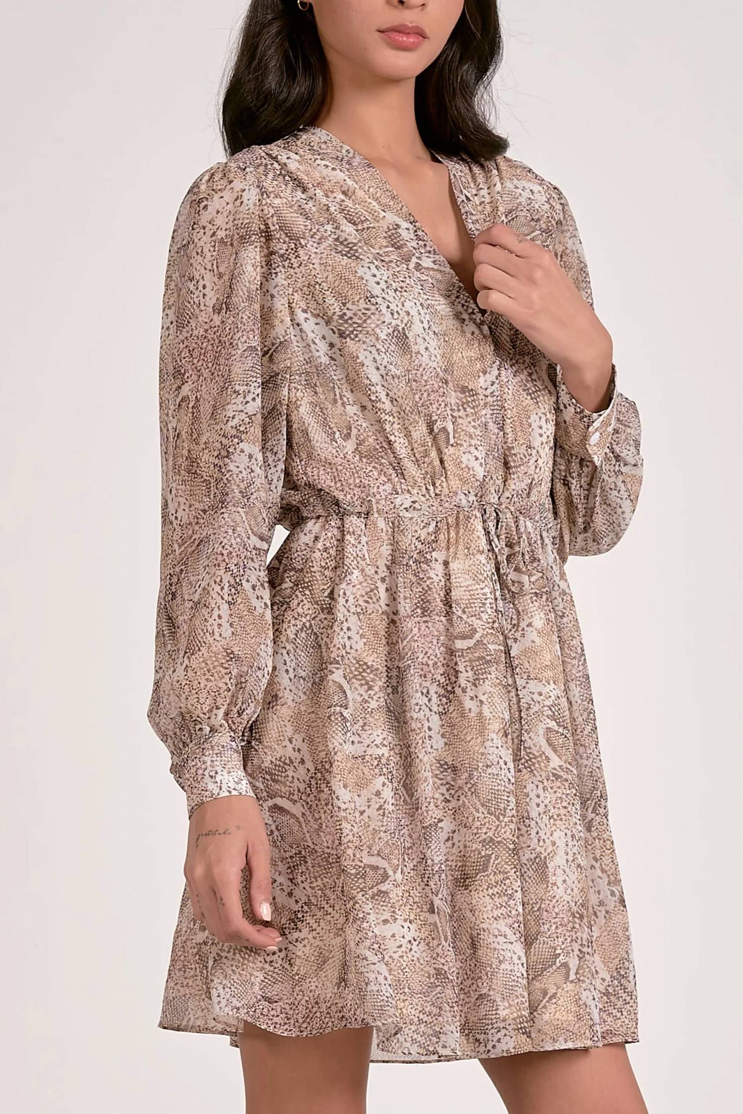 Elan - Long Sleeve Mini Dress