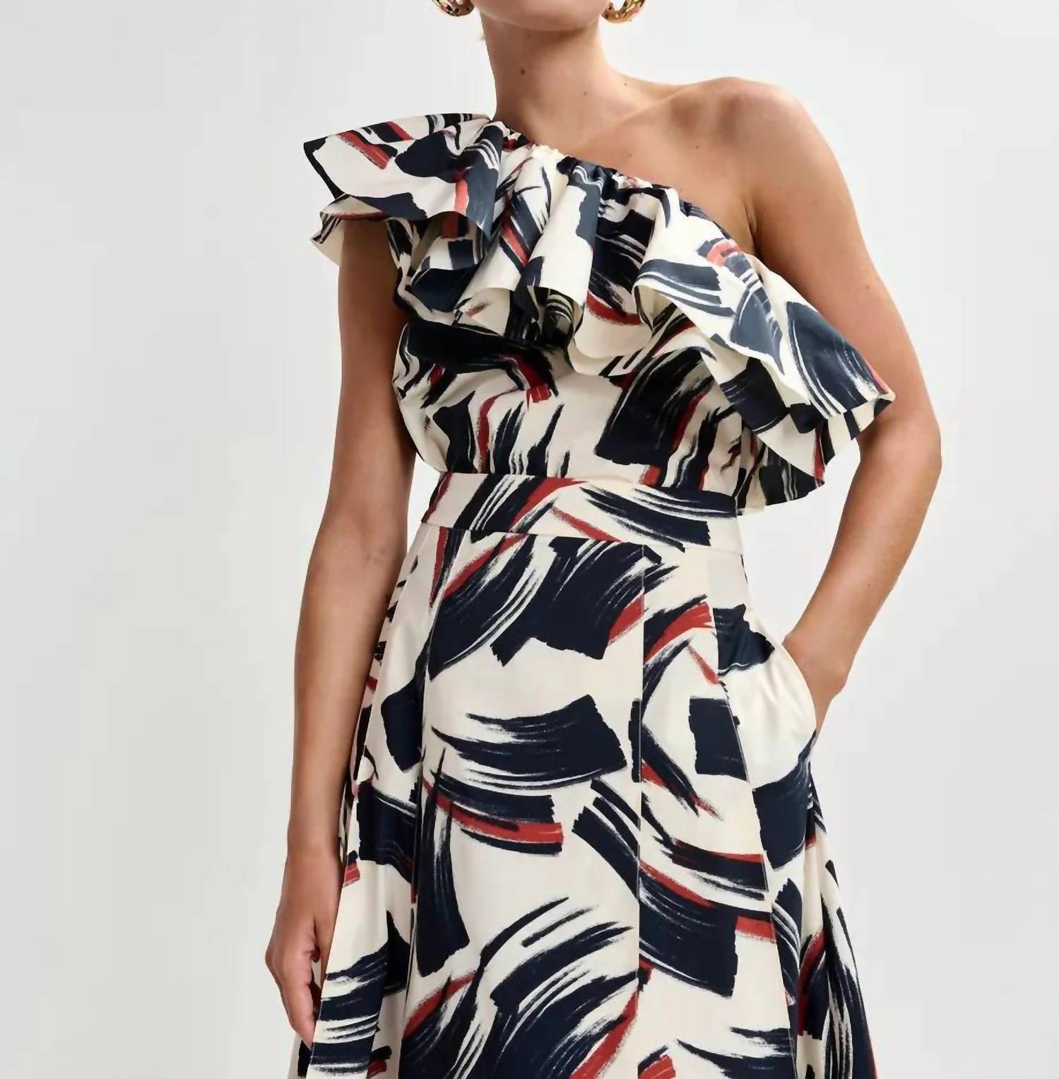 Essentiel Antwerp - Jillian Asymmetric Ruffle Top