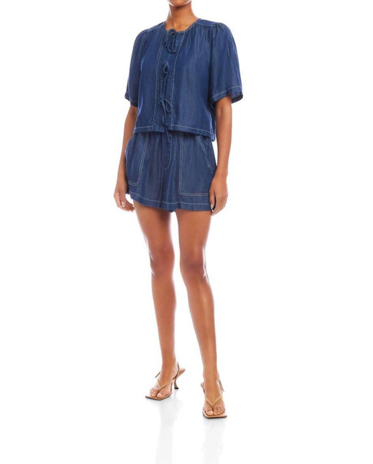 Fifteen Twenty - Carreen Patch Pocket Shorts