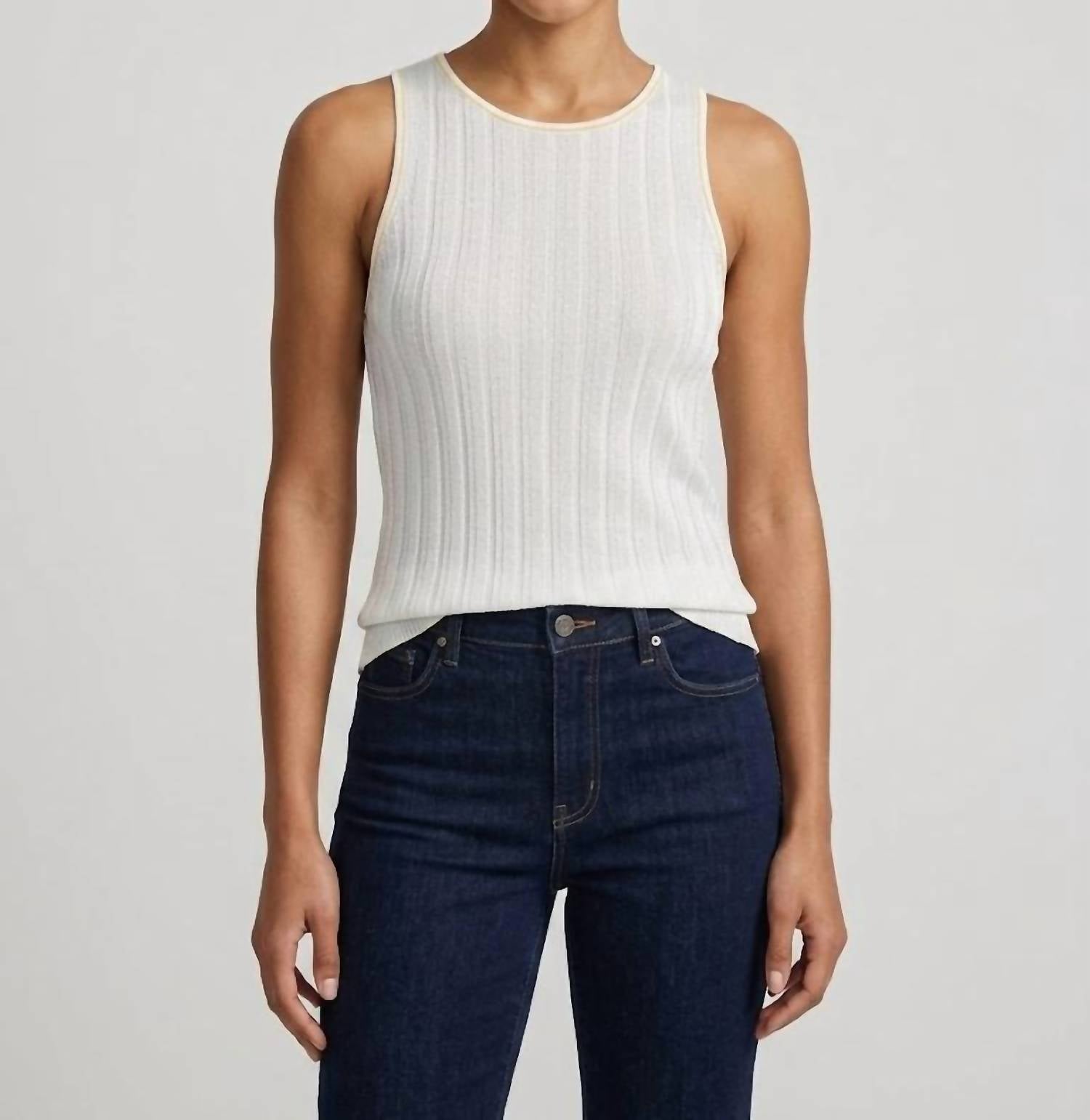 Toccin - Juniper Racer Tank Top With Contrast Tipping