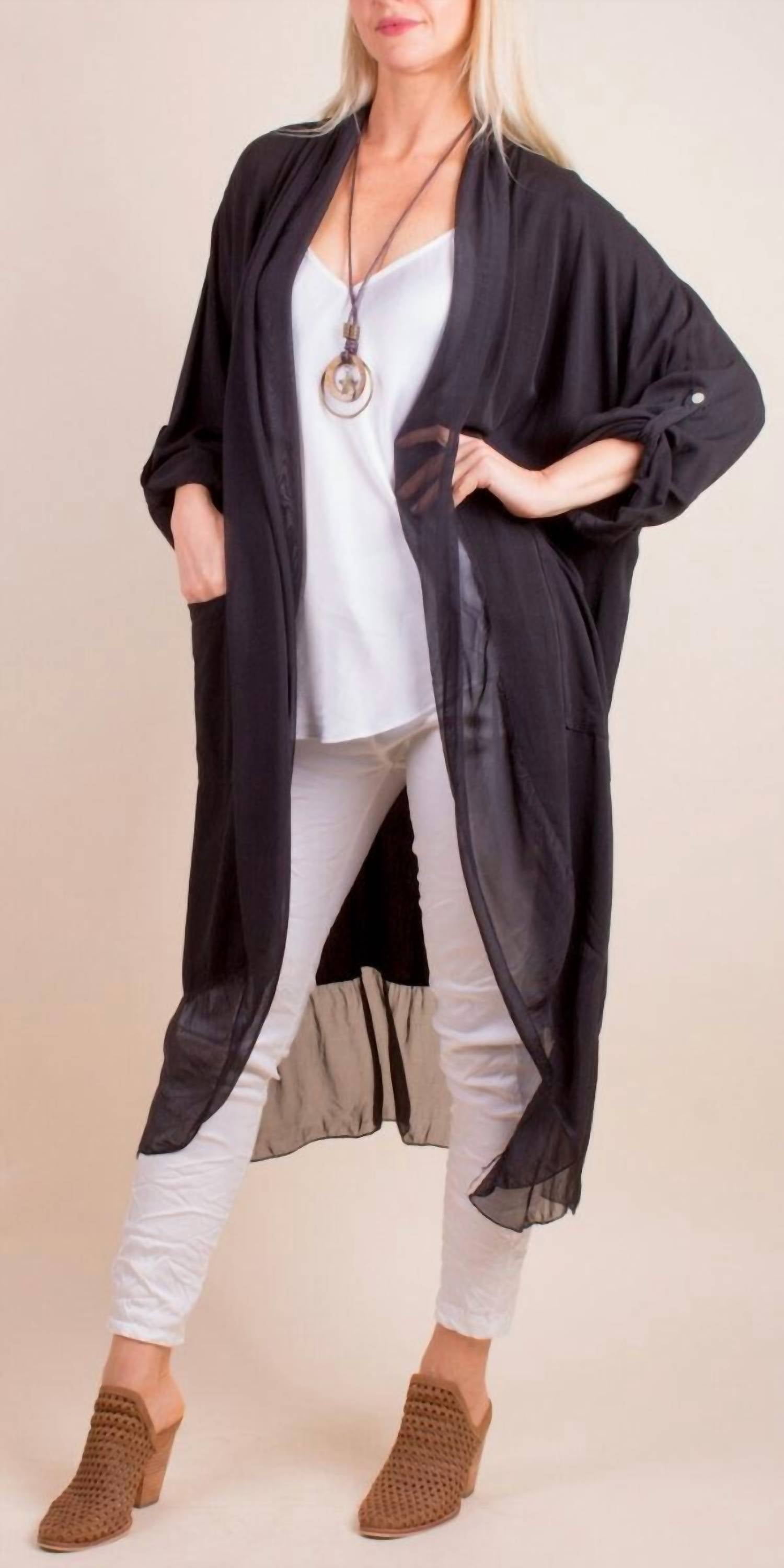 Gigi Moda - Prato Open Front Cardigan