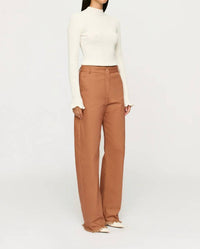 Clea - Alina Ruffle Hem Knit Top