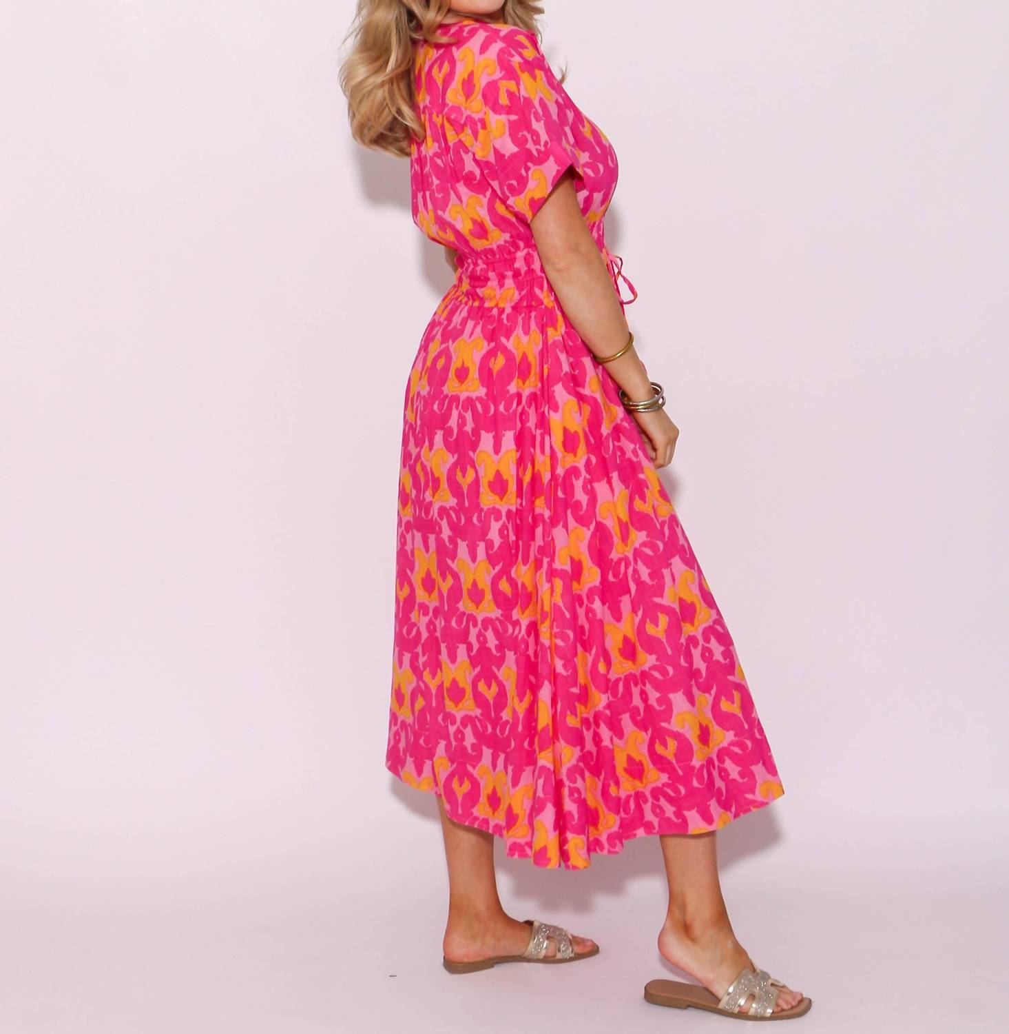 Ivy Jane - Ikatching Shirt Dress