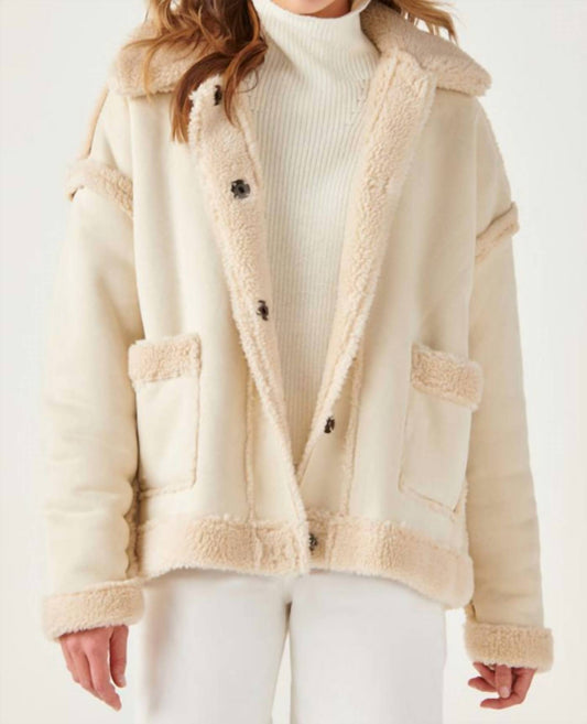 Shearling Woven Jacket