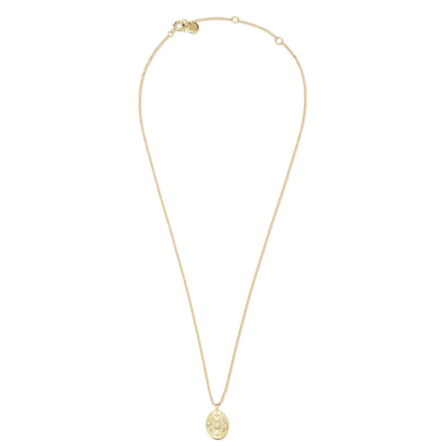 Eklexic - Women's Opulent Opal & Cubic Zirconia Necklace