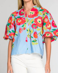 Elizabeth James The Label - Poppy Patch Edie Top