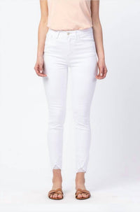 Judy Blue High Waist Skinny Jeans in white - women's jeans