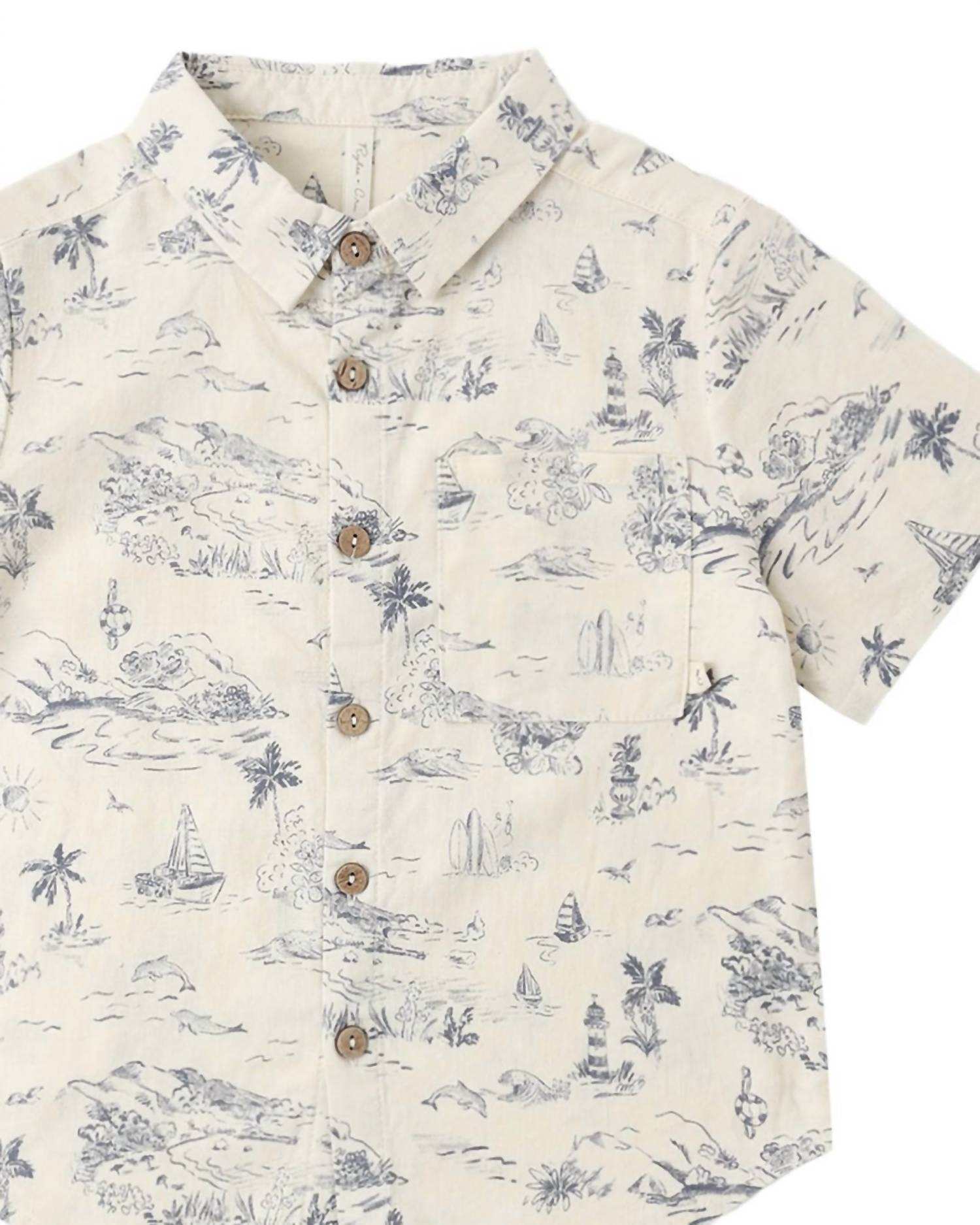 Rylee + Cru - Boys' Collared Short Sleeve Shirt
