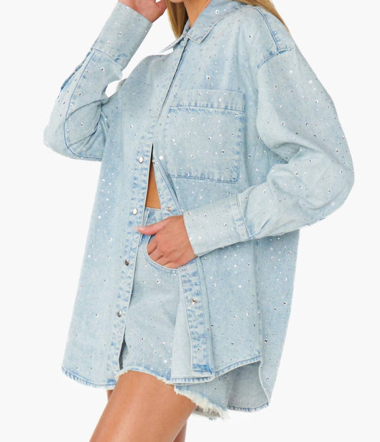 Show Me Your Mumu - Lincoln Shirt Jacket Embellished