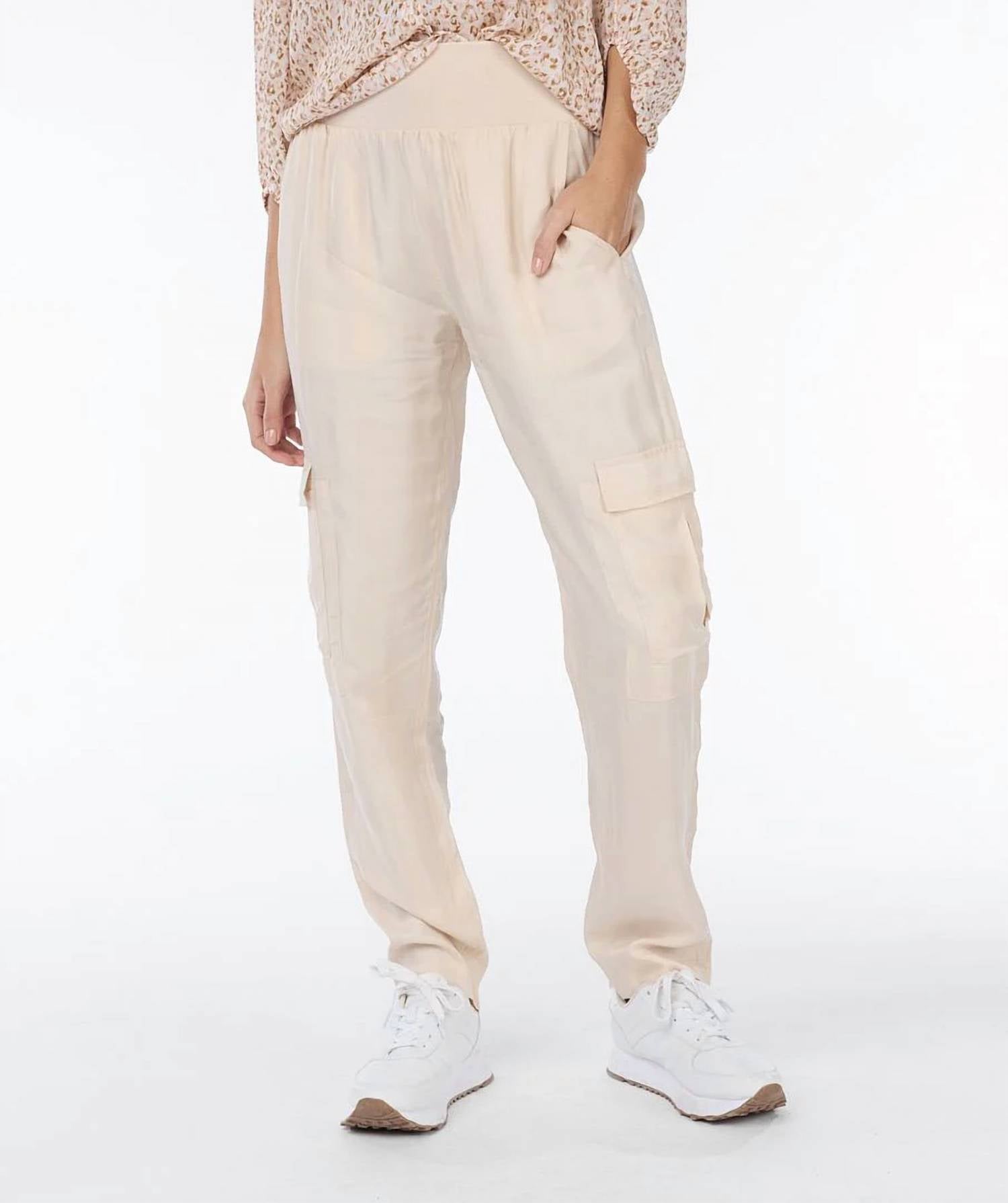 Esqualo - Tana Rib Cupro Trousers