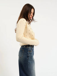 Maxine - Muse Embellished Crewneck Top
