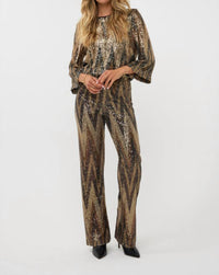 Esqualo - Zigzag Sequin Pants