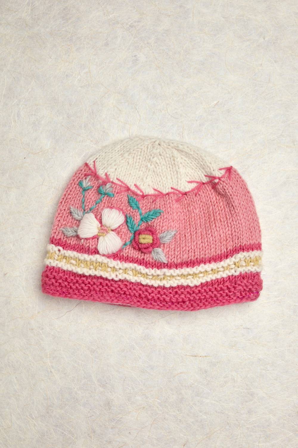 By Many Hands - Color Block Knit Beanie