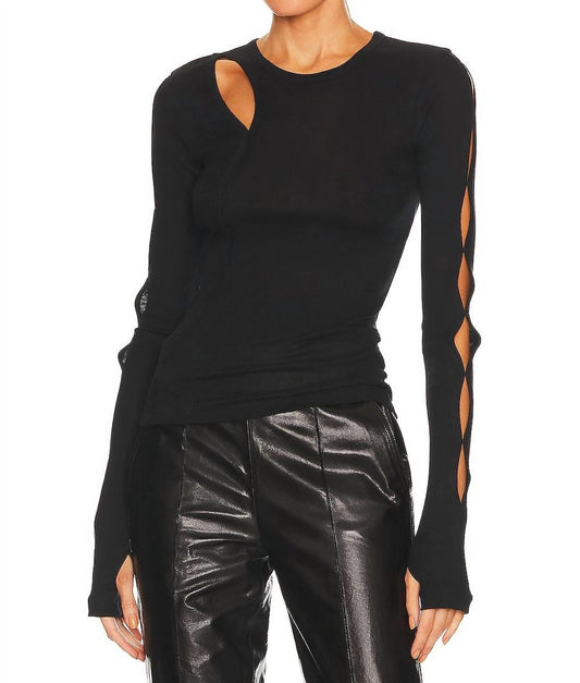 Helmut Lang - Long Sleeve Slash Top