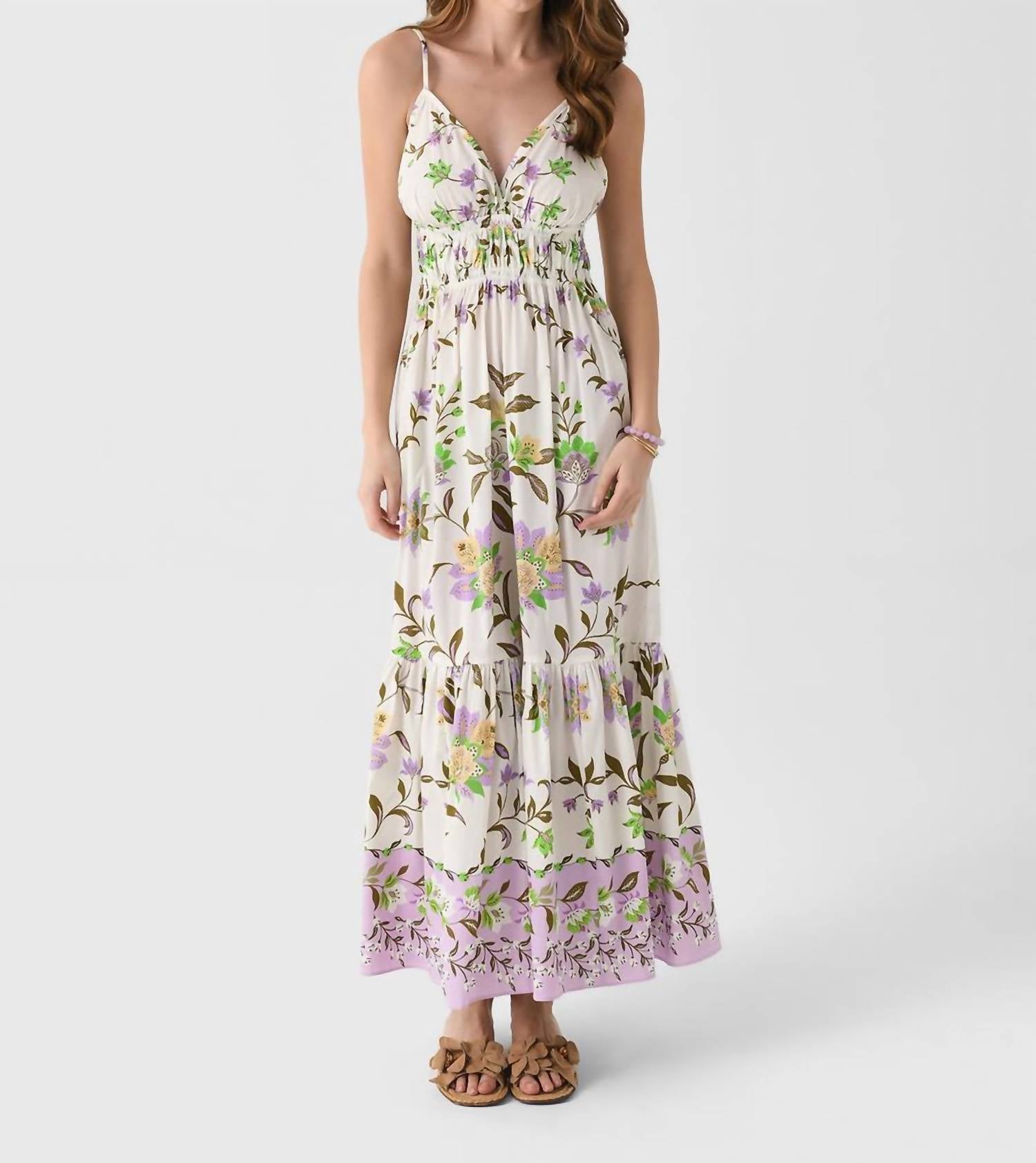 Misa Los Angeles Cintra Dress in secret garden - women's dress