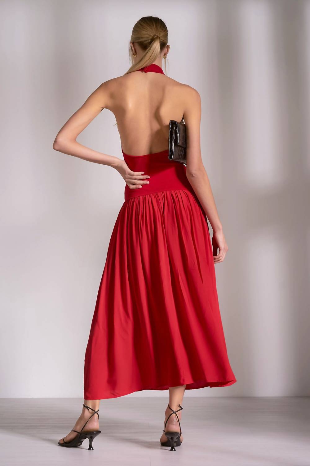 Elan - Halter Midi Dress