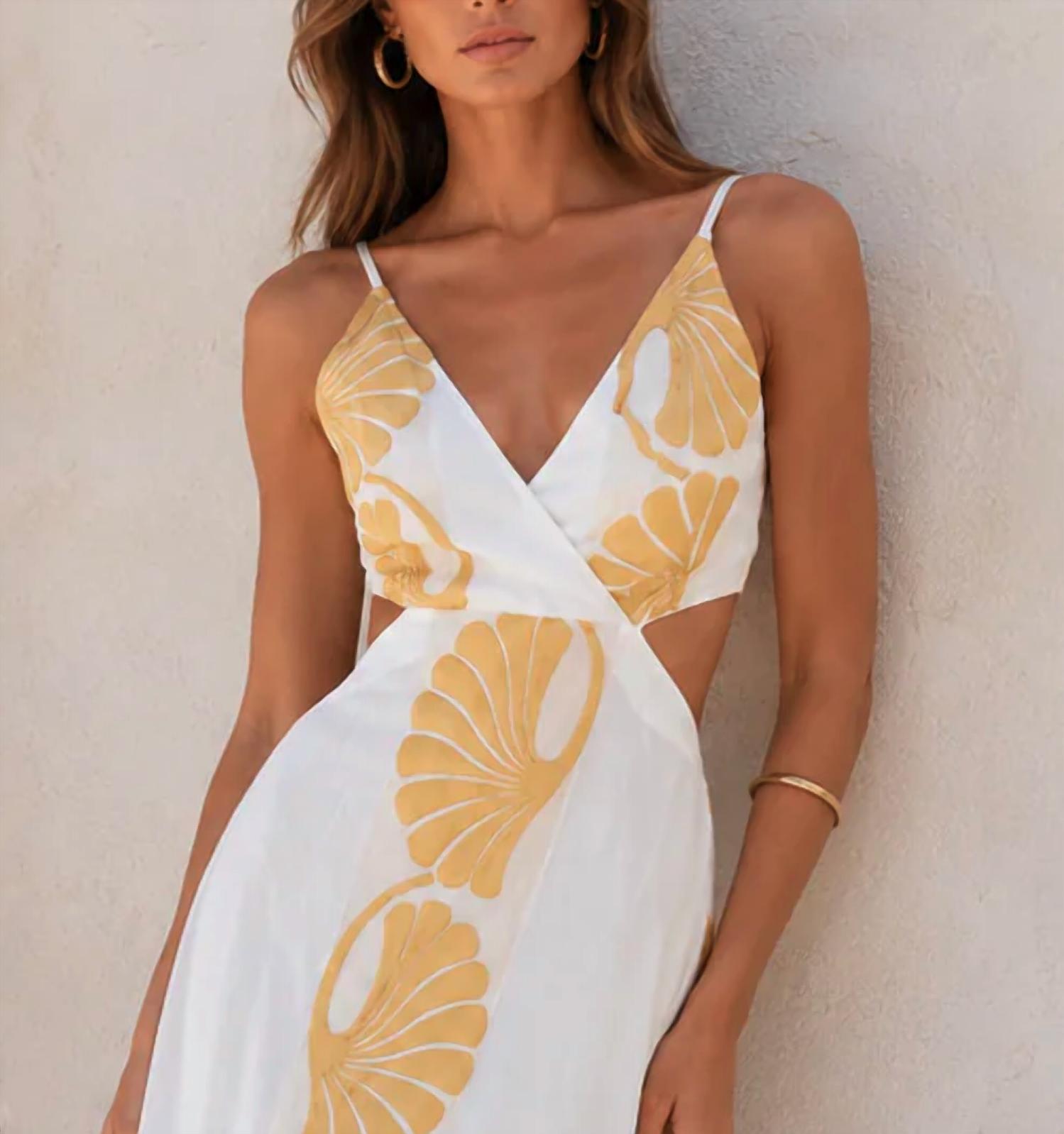 Mystery Resort - Riviera Shell Maxi Dress