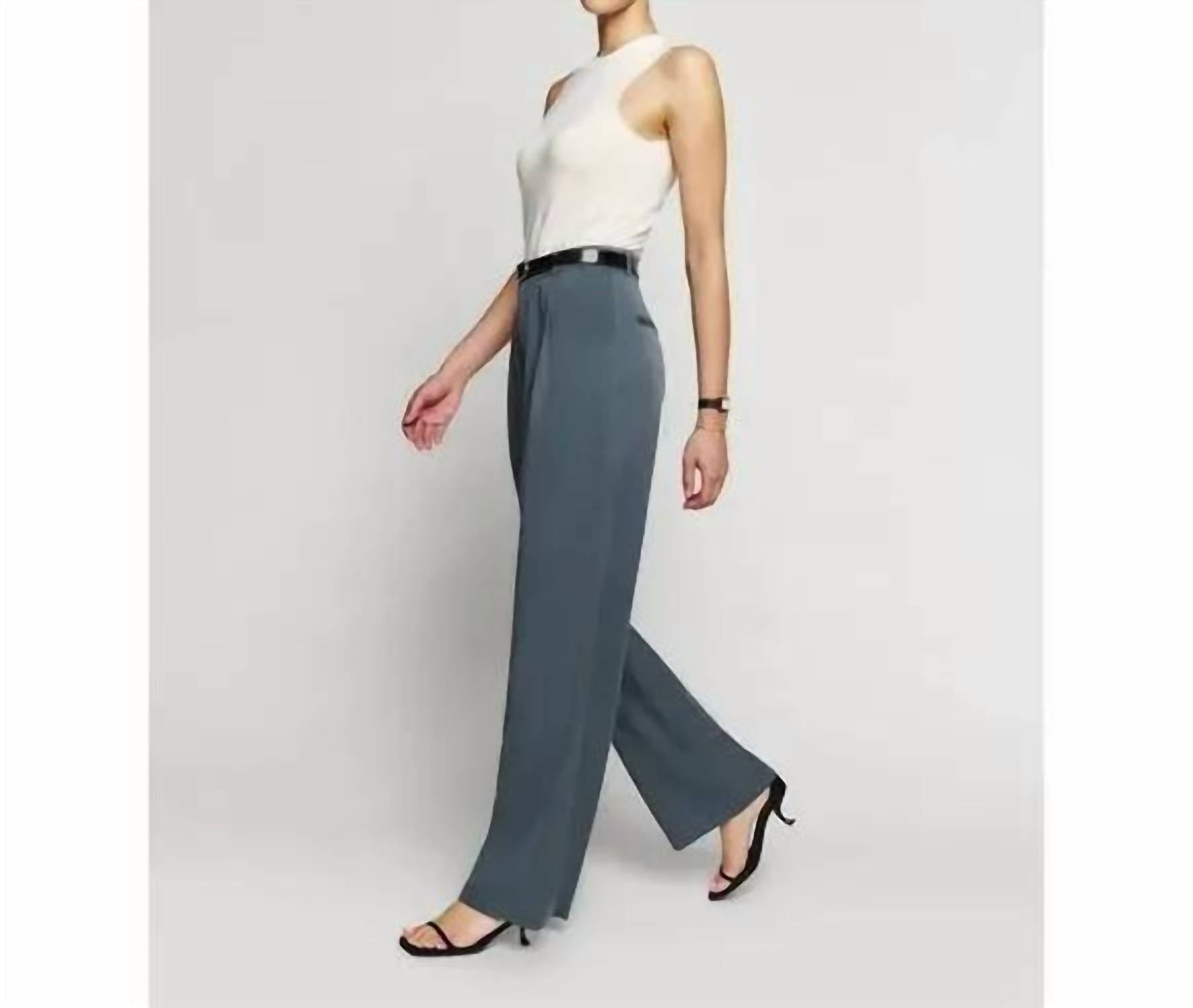 Reformation - Mason High Rise Relaxed Wide Leg Pants