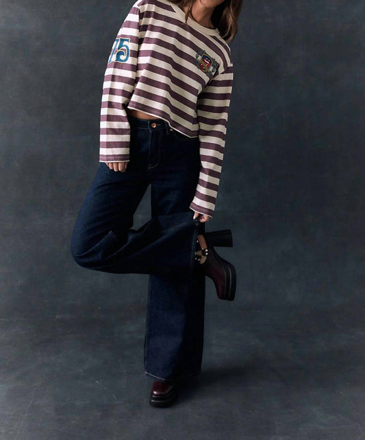 Chaser - Rolling Stones Rugby Stones Logo Cropped Pullover