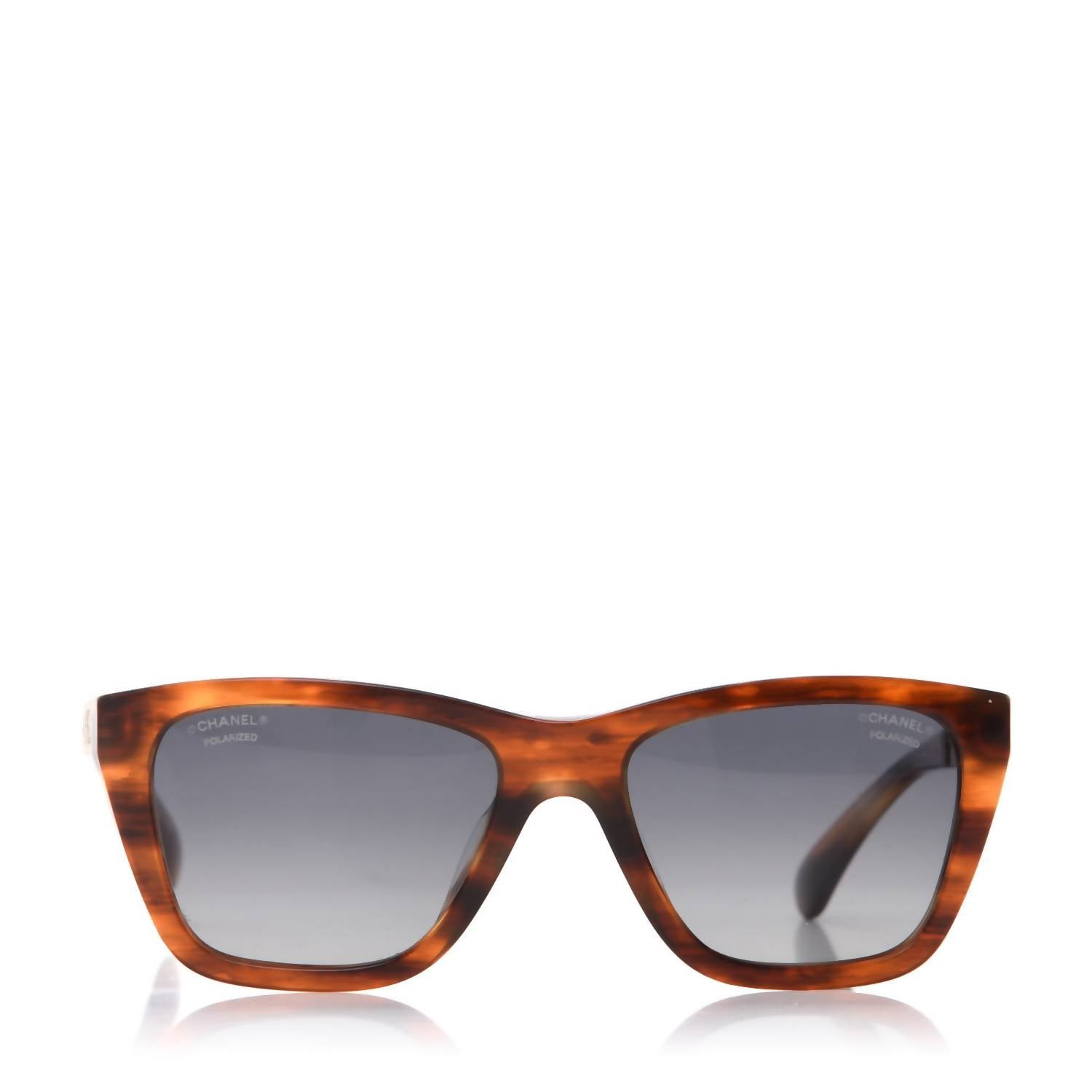 Chanel - Rectangle Acetate Polarized Sunglasses 5442 - 1077s8