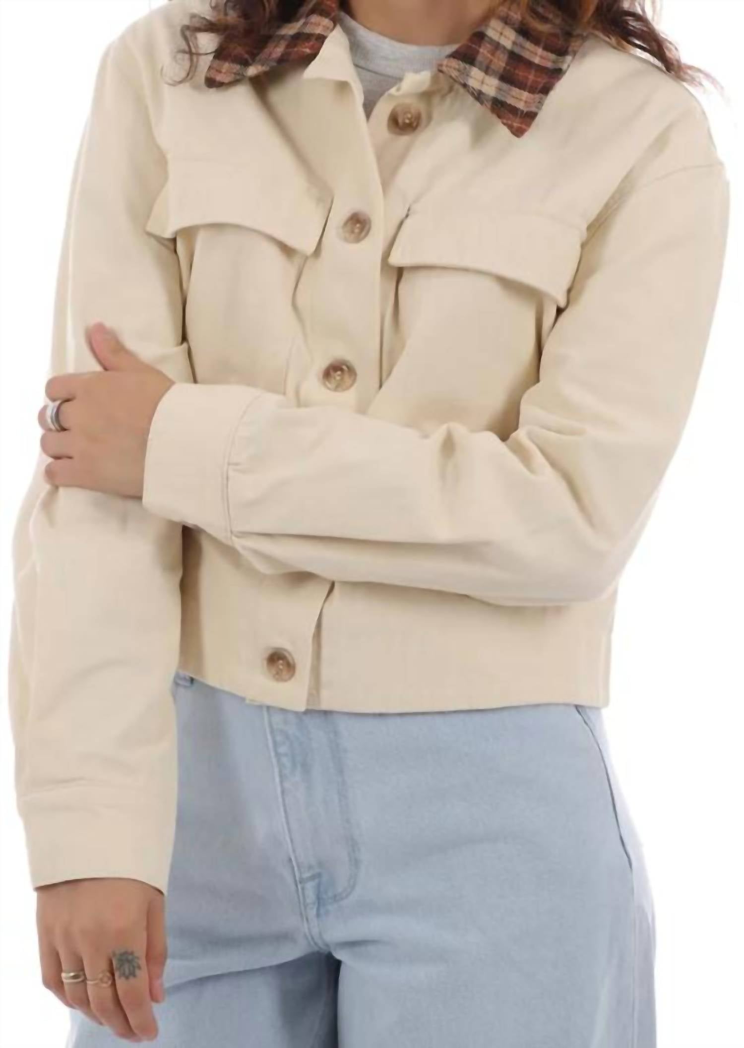 Rhythm. - Dylan Cropped Shacket