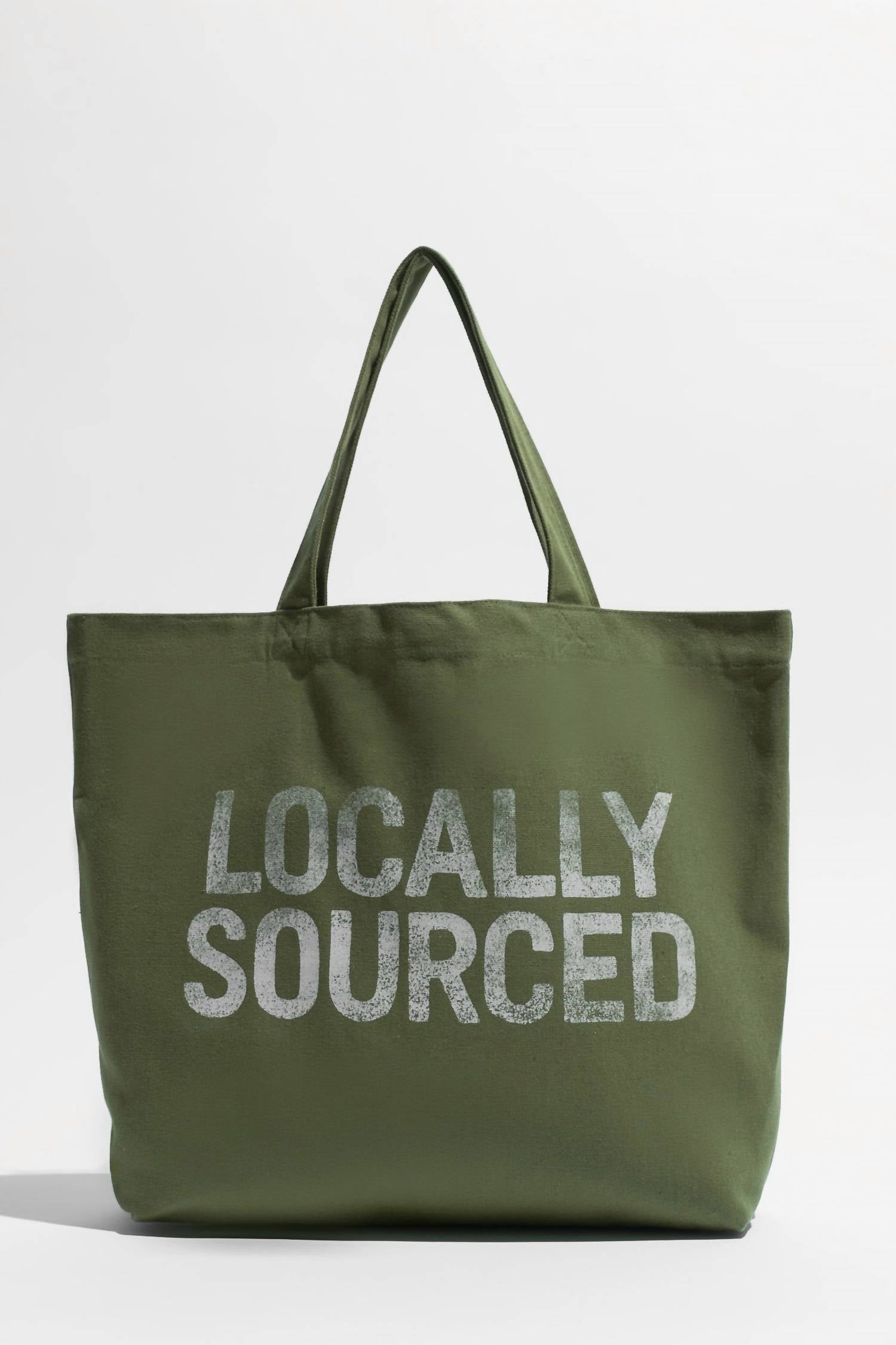 SPIRITUAL GANGSTER Women's Local Tote Bag in palm green - women's bag