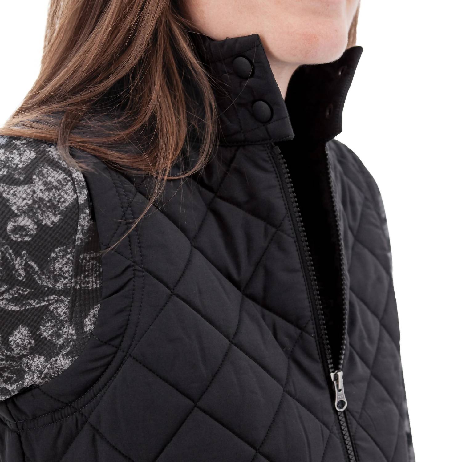 Aventura Flurry Quilted Vest in black - women's jacket - view 4