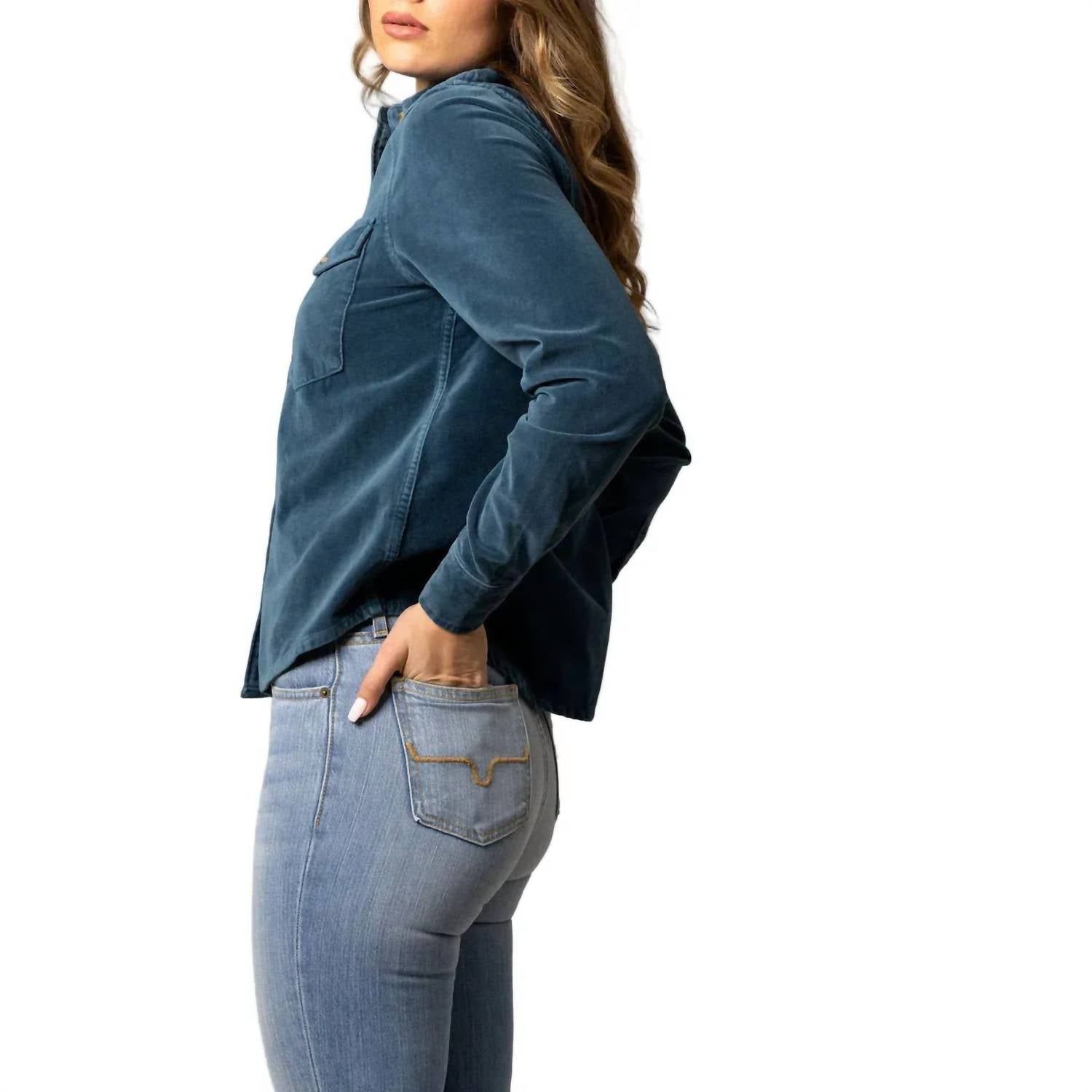 Kimes Ranch - Women's Bonnie Velveteen Button Down Shirt