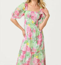 Lilly Pulitzer - HADLY SHORT SLEEVE SMOCKED DRESS