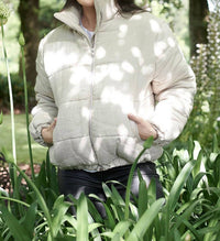 Eadie Lifestyle - Women's Linen Bomber Jacket